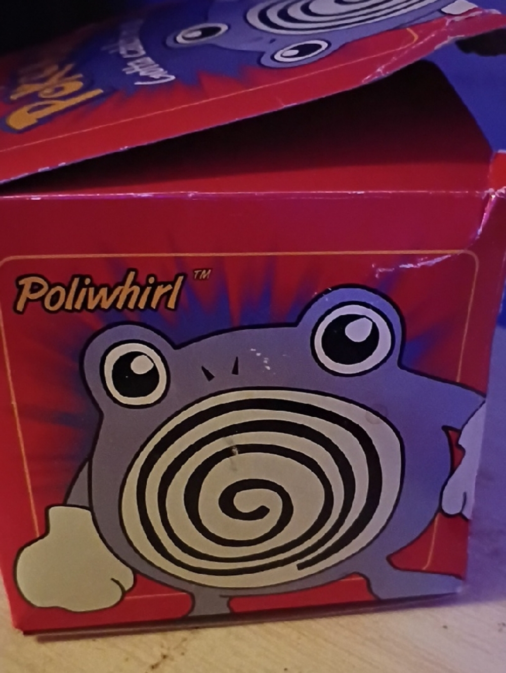 Poliwhirl Collectible Box - Purple and Red